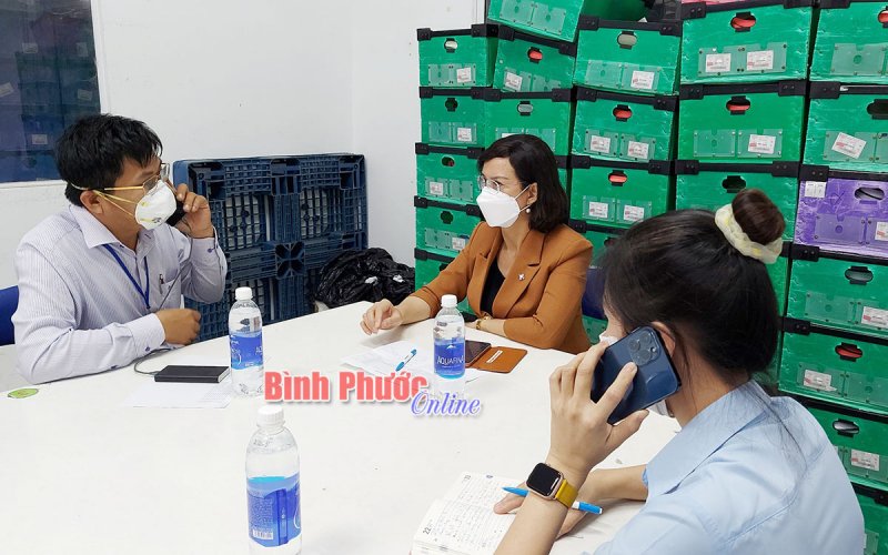 Lãnh đạo tỉnh chỉ đạo khẩn khi có ca nghi nhiễm Covid-19 tại Khu công nghiệp Chơn Thành 2