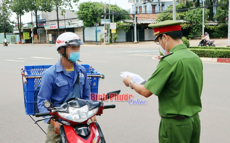 Lập biên bản 8 trường hợp vi phạm Chỉ thị 16