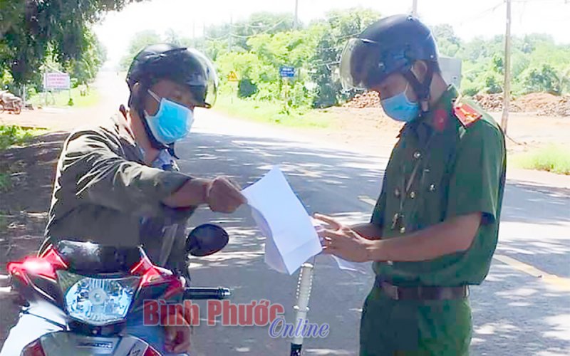 Lộc Ninh: Xử lý 50 vụ vi phạm quy định phòng, chống dịch Covid-19