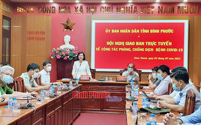 Những người có kết quả xét nghiệm âm tính mới được vào tỉnh Bình Phước