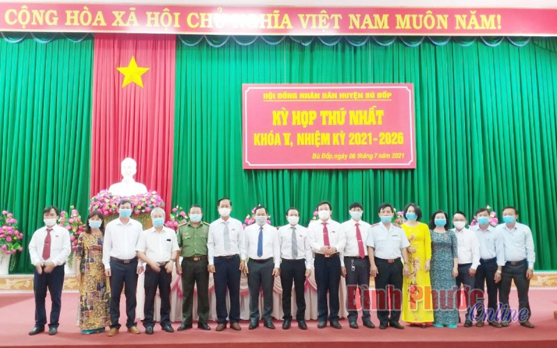 Ông Dương Thanh Huân được bầu giữ chức Chủ tịch HĐND huyện Bù Đốp nhiệm kỳ 2021-2026
