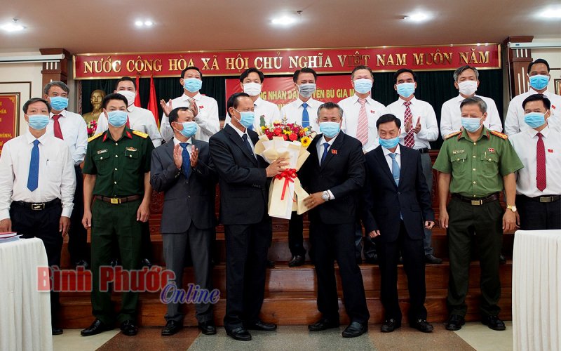 Ông Phùng Hiệp Quốc tiếp tục được bầu giữ chức Chủ tịch HĐND huyện Bù Gia Mập khóa IV