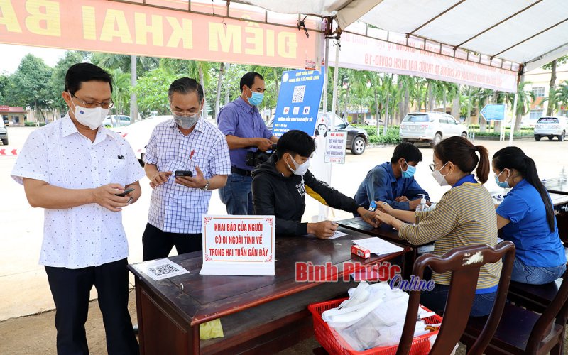 Phước Long tiếp tục truy vết, cách ly, xử lý các trường hợp nhiễm Covid-19 