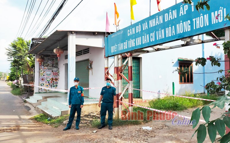 Thêm 1 ca dương tính tại xã Tân Lập, Đồng Phú