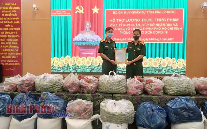Thêm 7 tấn nông sản chia sẻ cùng Bộ tư lệnh TP. Hồ Chí Minh chống dịch