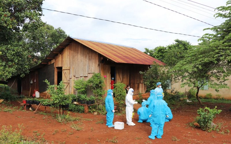 Xã Đắk Ơ phong tỏa tạm thời thêm khu vực dân cư