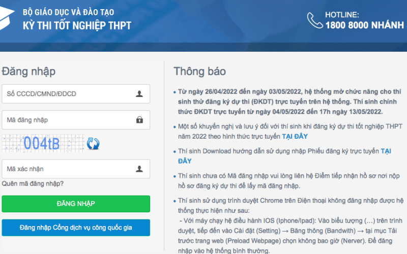 0 giờ ngày 24-7, Bộ Giáo dục và Đào tạo công bố điểm thi tốt nghiệp THPT