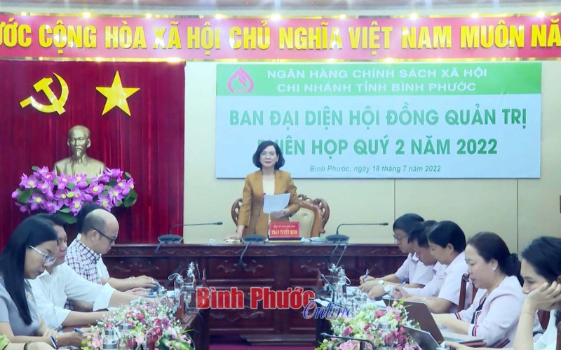 6 tháng, doanh số cho vay Ngân hàng CSXH Bình Phước đạt 636 tỷ đồng
