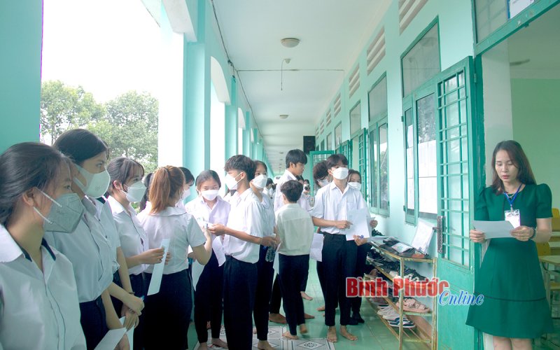 Bình Phước: Hơn 10.700 thí sinh bước vào kỳ thi tốt nghiệp THPT năm 2022