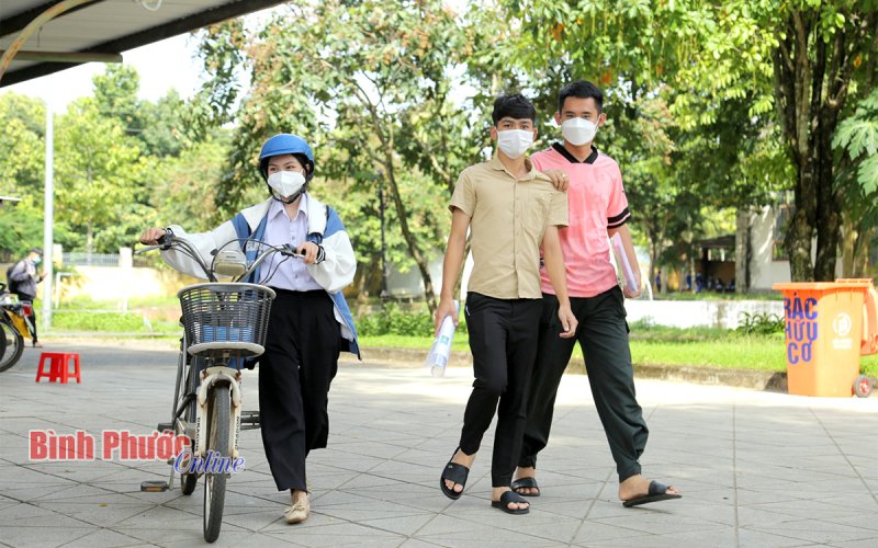 Bình Phước: Hơn 10,7 ngàn thí sinh làm thủ tục dự thi tốt nghiệp THPT 2022