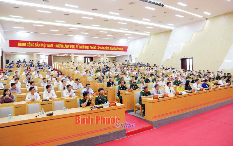 Bình Phước: Họp mặt kỷ niệm 75 năm Ngày thương binh - liệt sĩ và biểu dương người có công tiêu biểu