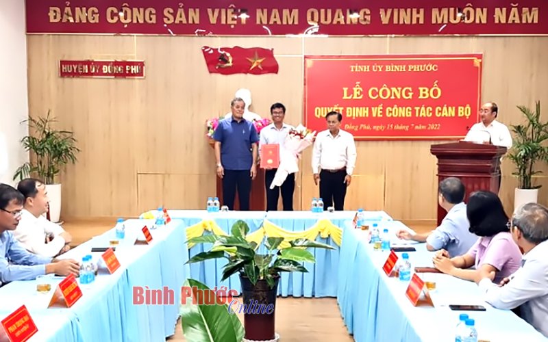 Bình Phước: Ông Lê Văn Trân nhận nhiệm vụ tại Ủy ban Kiểm tra Tỉnh ủy