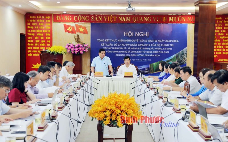 Bình Phước tiếp, làm việc với Bộ trưởng Bộ Kế hoạch và Đầu tư