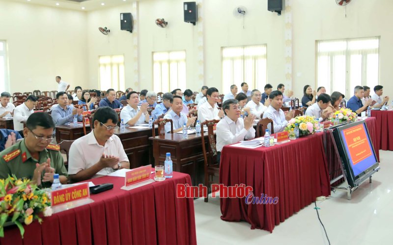 Bình Phước: Tiếp tục sắp xếp bộ máy tinh gọn, hoạt động hiệu lực, hiệu quả 
