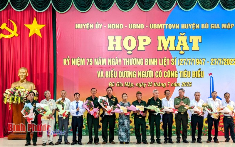 Bù Gia Mập: 271 thương, bệnh binh, người có công được chăm lo đầy đủ, kịp thời