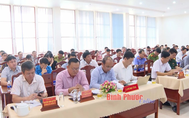 Bù Gia Mập: 6 tháng tổ chức giám sát, kiểm tra 7 tổ chức đảng 