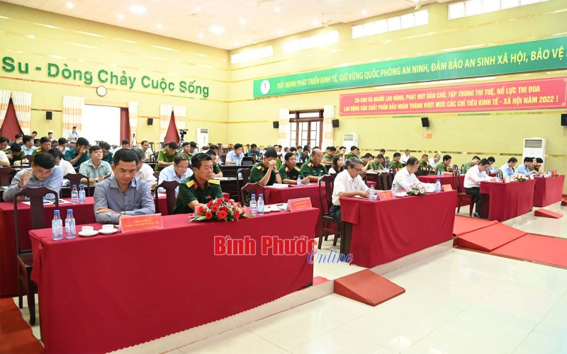 Cao su Đồng Phú tổng kết hoạt động Ban Chỉ huy thống nhất