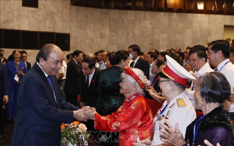 Chủ tịch nước dự Lễ kỷ niệm 75 năm Ngày Thương binh - Liệt sĩ