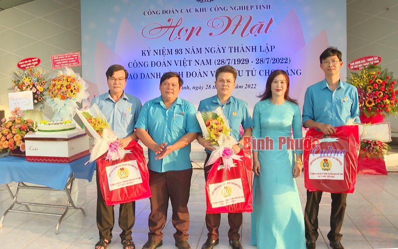 Bình Phước: Công đoàn các khu công nghiệp tỉnh kỷ niệm 93 năm Ngày thành lập Công đoàn