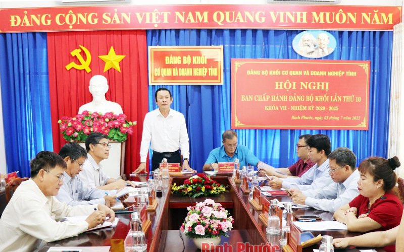 Đảng bộ khối Cơ quan và Doanh nghiệp tỉnh: 6 tháng thi hành kỷ luật 13 đảng viên