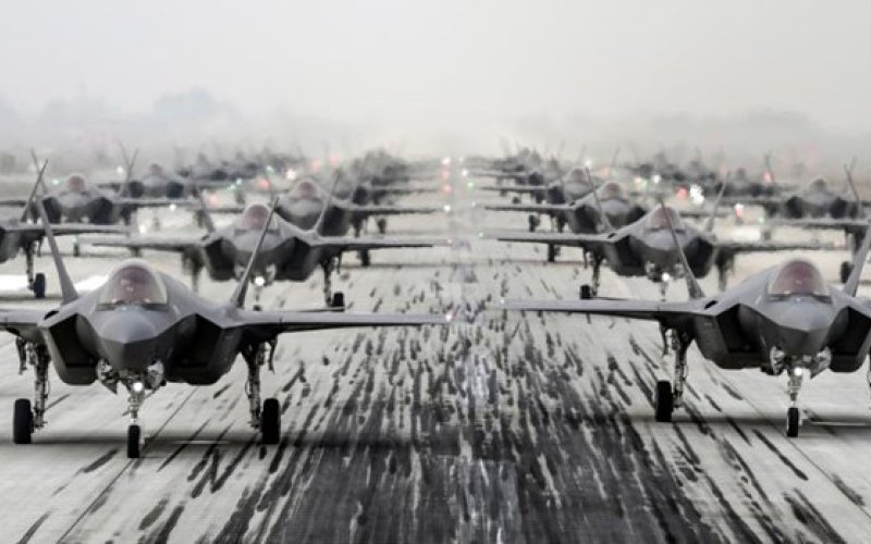 H&agrave;n Quốc, Mỹ lần đầu tập trận chung sử dụng m&aacute;y bay t&agrave;ng h&igrave;nh F-35A