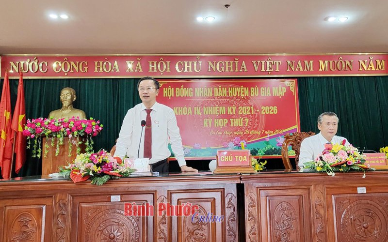 HĐND huyện Bù Gia Mập khóa IV khai mạc kỳ họp thứ 7