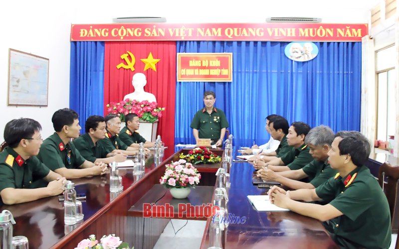 Hội Cựu chiến binh Khối Cơ quan và Doanh nghiệp tỉnh: Chất lính trên mặt trận mới