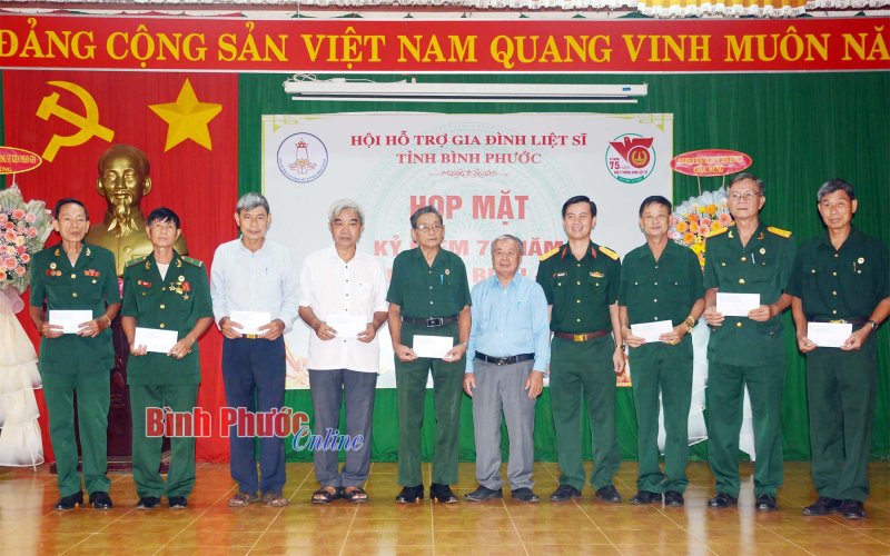 Hội hỗ trợ gia đình liệt sĩ tỉnh họp mặt kỷ niệm 75 năm Ngày Thương binh - liệt sĩ