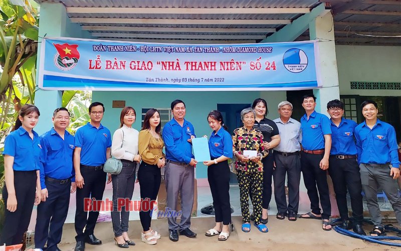 Hơn 2,5 tỷ đồng xây dựng nhà thanh niên tại Bình Phước