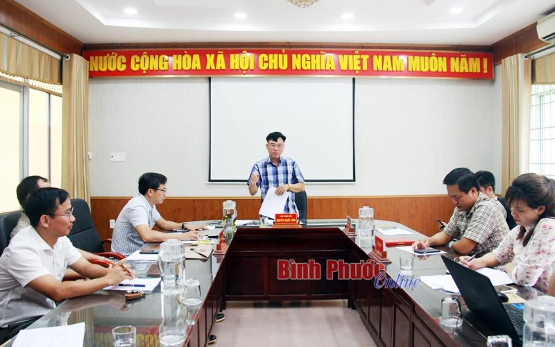 Họp Tiểu ban khánh tiết, tuyên truyền Đại hội TDTT tỉnh Bình Phước
