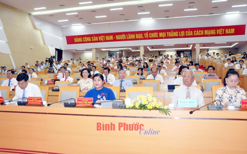 Khai mạc kỳ họp thứ 6, Hội đồng Nhân dân tỉnh Bình Phước khóa X