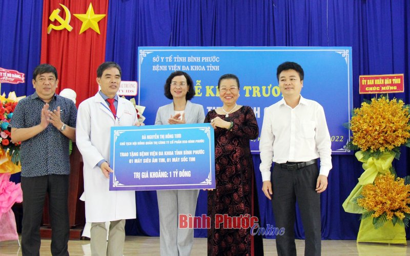 Khai trương Đơn vị Tim mạch tại Bệnh viện Đa khoa tỉnh Bình Phước