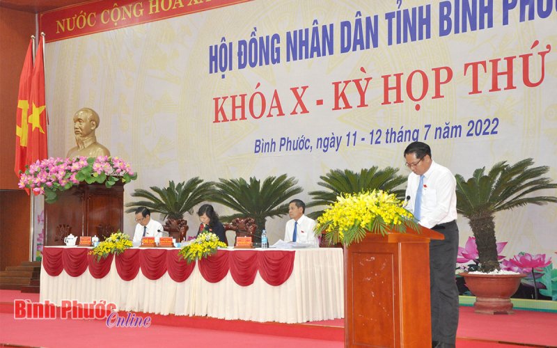Kỳ họp thứ 6, Hội đồng Nhân dân tỉnh khóa X: Thông qua báo cáo thẩm tra của các ban