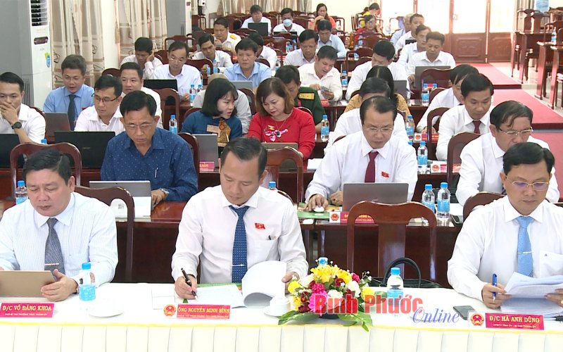 Tiếp tục kỳ họp thứ 5, HĐND TP. Đồng Xoài nhiệm kỳ 2021-2026