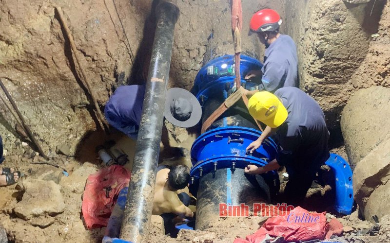 Trưa nay 11-7, khu vực Đồng Xoài - Đồng Phú sẽ có nước sinh hoạt trở lại