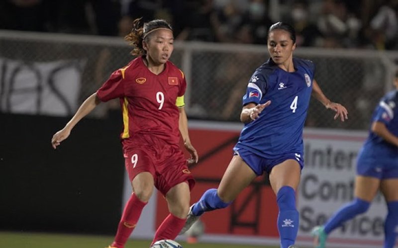 Việt Nam thua đậm Philippines 0-4 ở bán kết bóng đá nữ Đông Nam Á