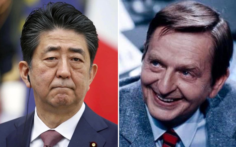 V&ocirc; c&ugrave;ng thương tiếc &ocirc;ng Abe Shinzo v&agrave; nhớ &ocirc;ng Olof Palme
