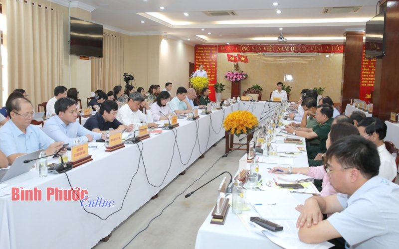 6/10 kiến nghị của Bình Phước đến Chính phủ đã được giải quyết