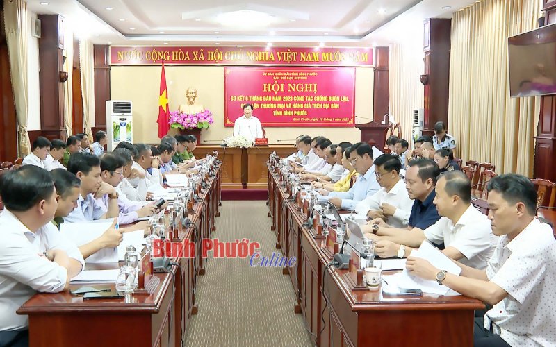 Ban chỉ đạo 389 Bình Phước sơ kết 6 tháng đầu năm