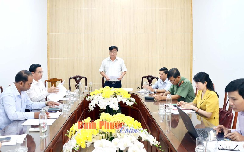 Ban Pháp chế HĐND tỉnh khảo sát tại huyện Đồng Phú