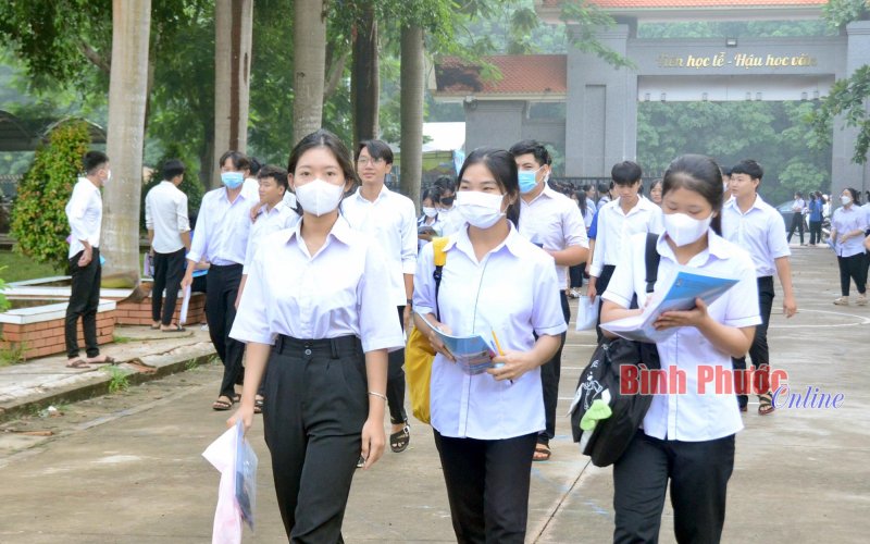 Bình Phước: Tỷ lệ tốt nghiệp THPT năm 2023 đạt 98,58%