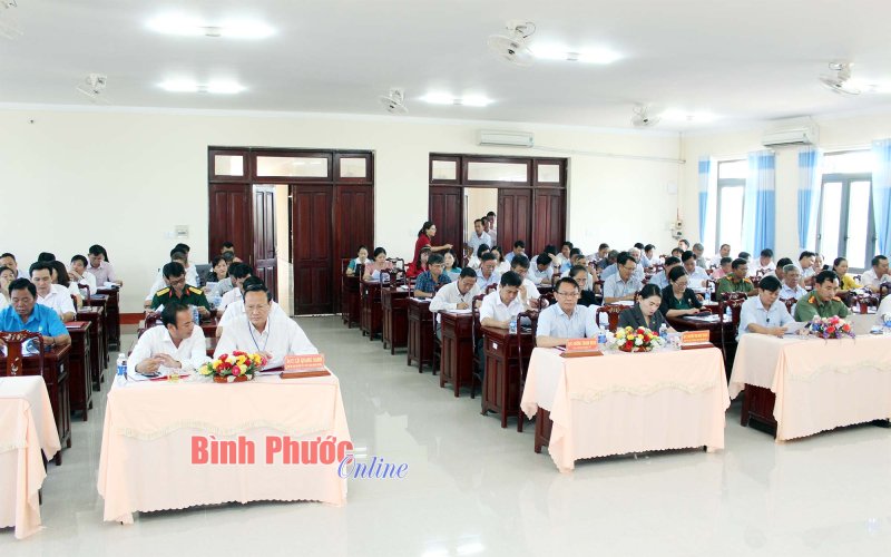 Bù Đốp triển khai các văn bản của trung ương, tỉnh 