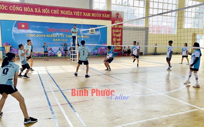 Công đoàn ngành y tế hội thao năm 2023