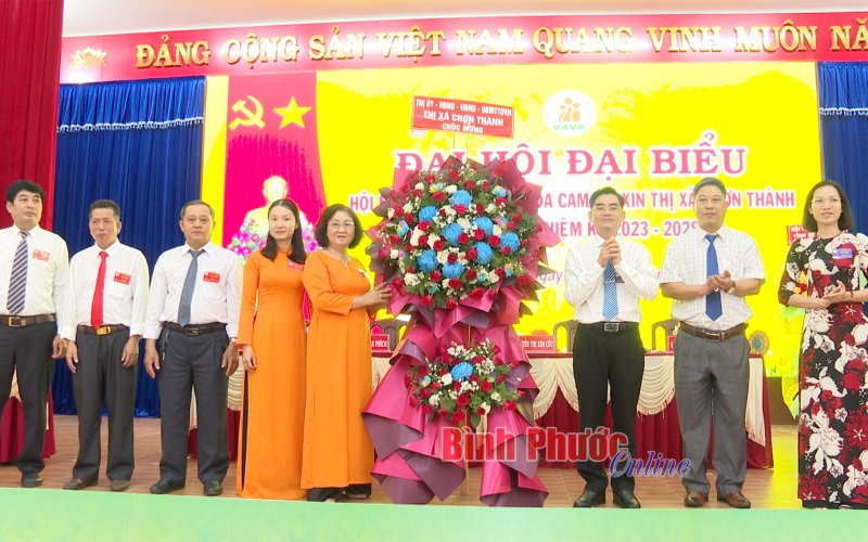 Đại hội đại biểu Hội Nạn nhân chất độc da cam/dioxin thị xã Chơn Thành