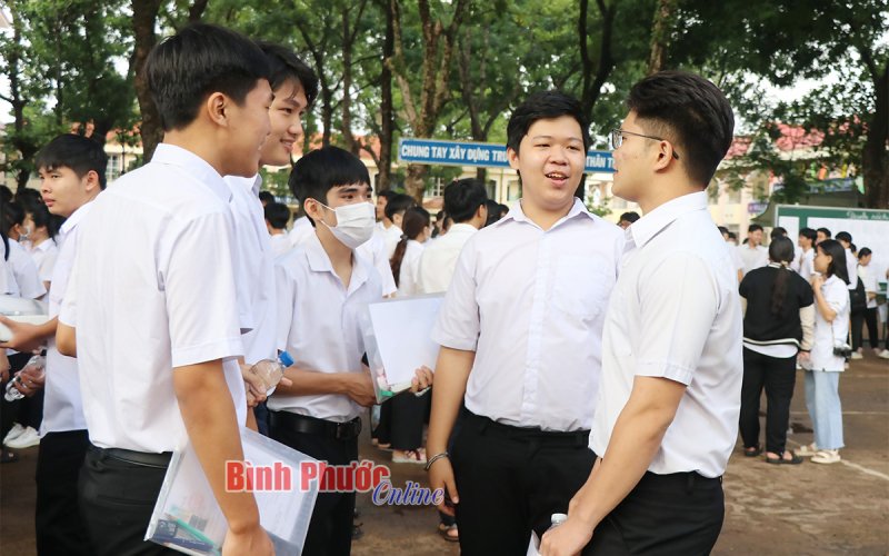 Điểm thi tốt nghiệp THPT 2023 của các thí sinh Bình Phước