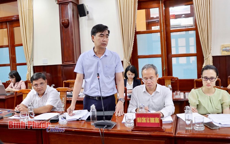 Đoàn công tác liên ngành kiểm tra tình hình triển khai các chính sách tín dụng tại tỉnh Bình Phước