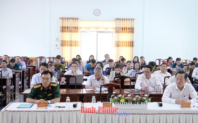 Đồng Xoài tổ chức hội nghị tập huấn khung trong khu vực phòng thủ