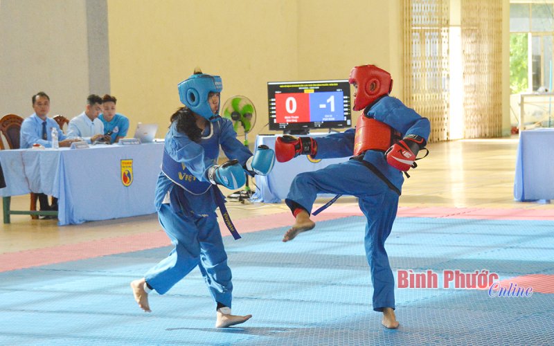 Gần 300 VĐV tham dự Giải vô địch Vovinam các lứa tuổi tỉnh Bình Phước năm 2023