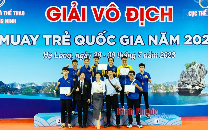Giải vô địch Muay trẻ quốc gia năm 2023: Bình Phước xuất sắc đoạt 5 huy chương