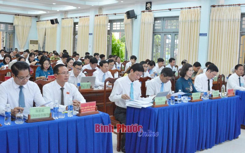 Khai mạc kỳ họp thứ 6 HĐND huyện Bù Đăng 